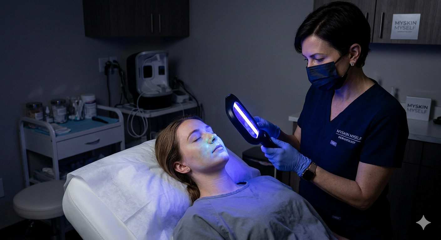 Wood's Lamp Examination in Gachibowli, Hyderabad - Myskin Myself