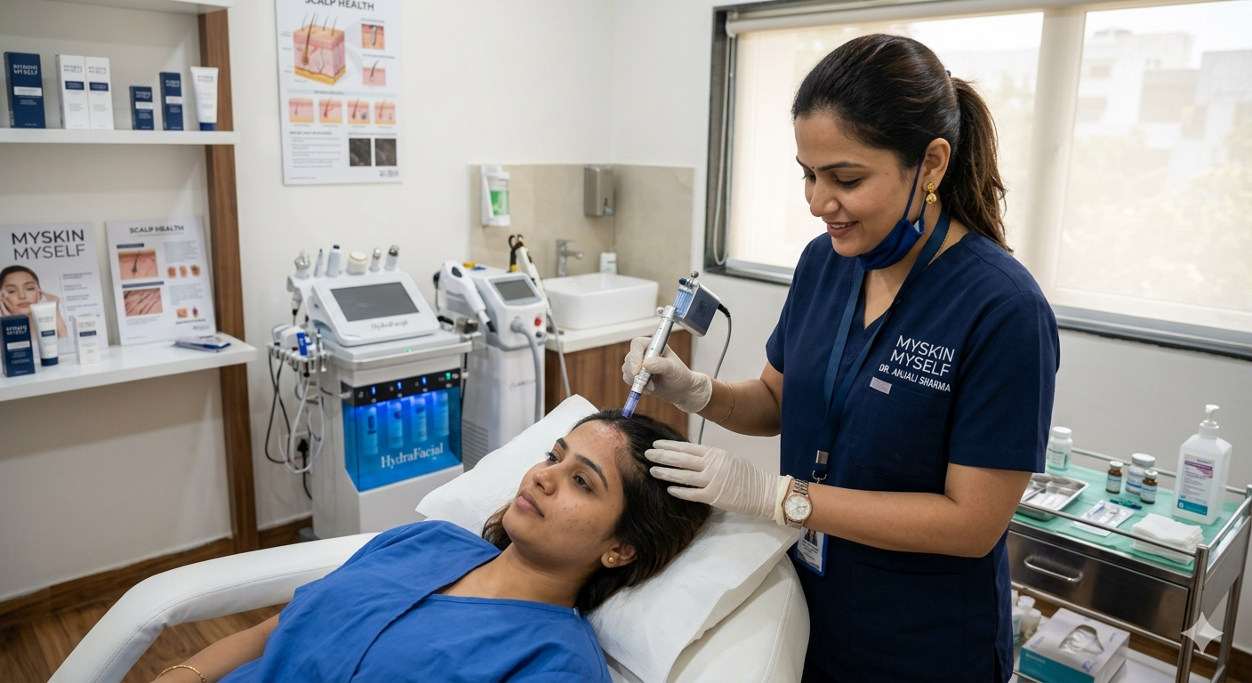 Hair Regrowth in Gachibowli, Hyderabad - Myskin Myself