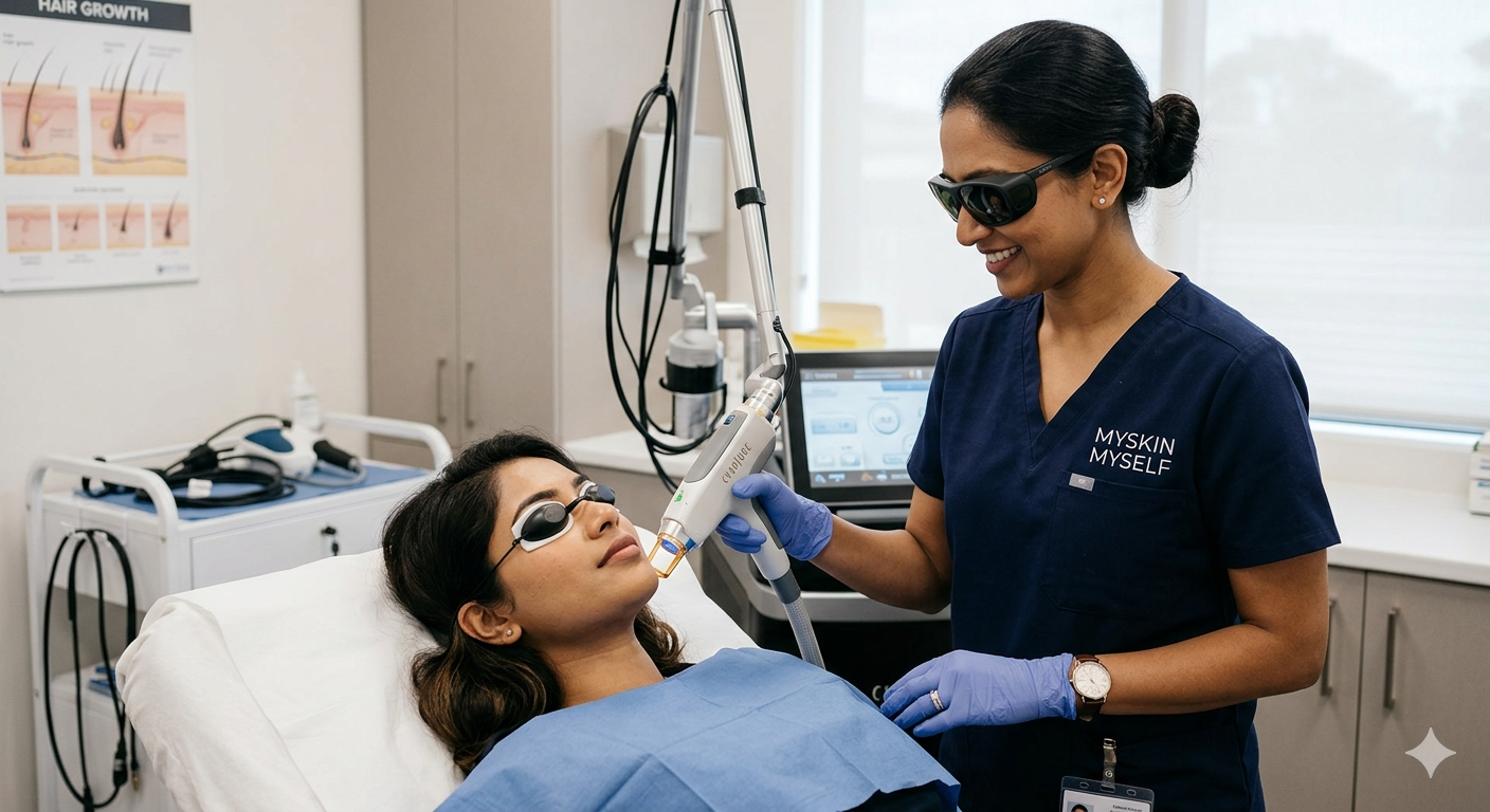 Unwanted Hair Growth Treatment in Gachibowli, Hyderabad - Myskin Myself