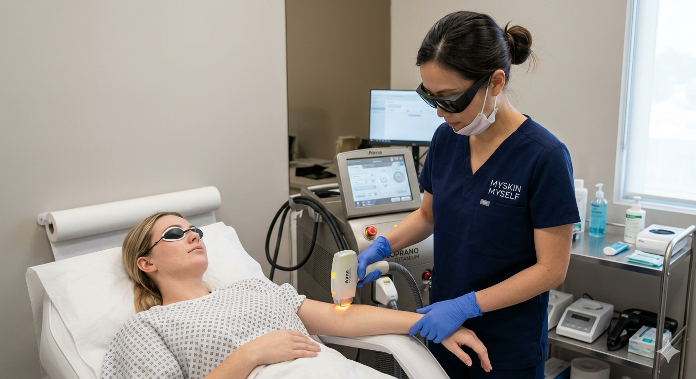 Full arm hair removal in Gachibowli, Hyderabad